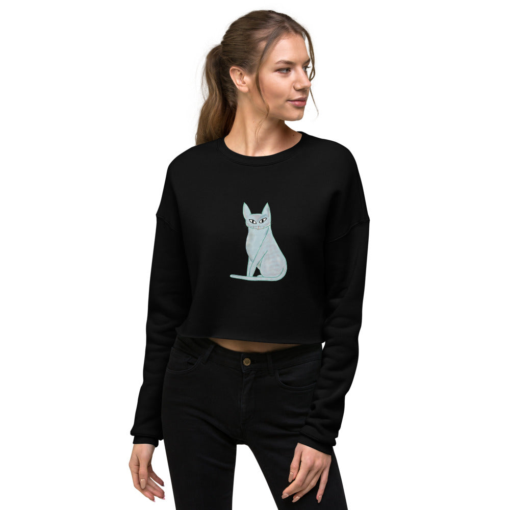Cat Crop Sweatshirt